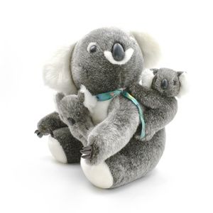 Koala Mom and 2 Babies Stuffed Animal Plush Toy